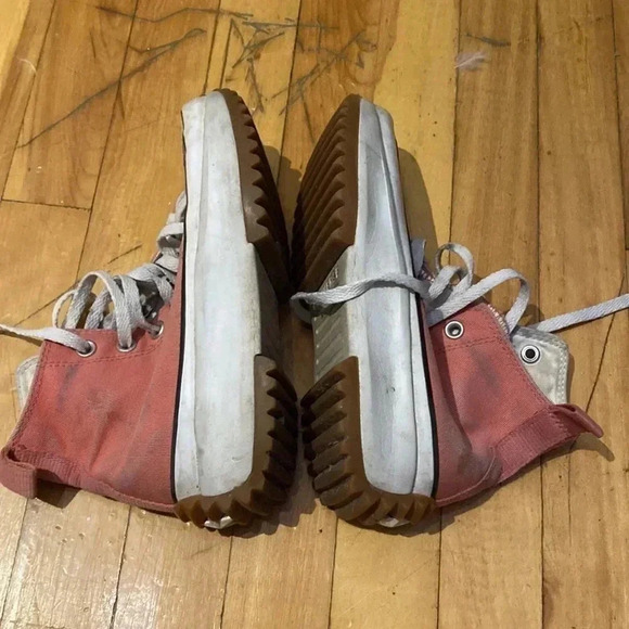 Platform pink converse star hike chuck  taylor - Picture 5 of 8